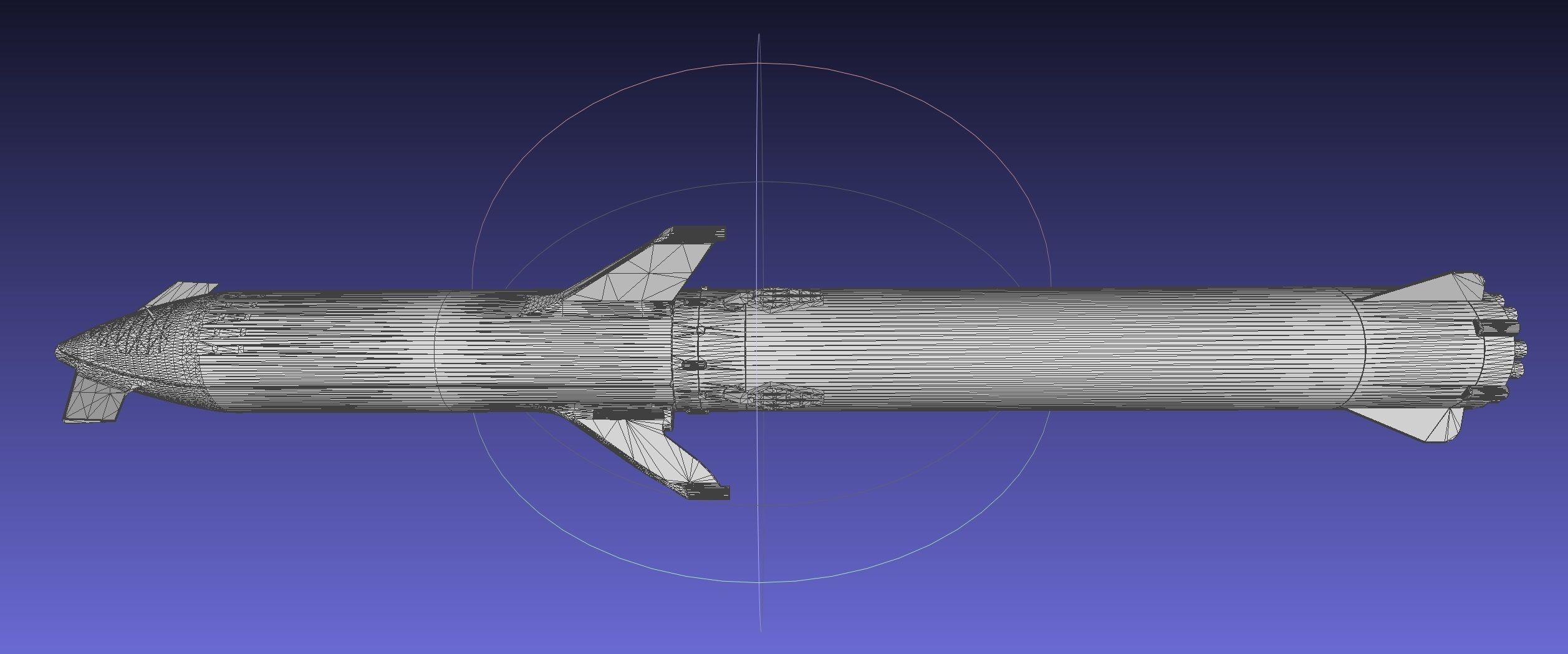 Starship BFR 2018 - Space-X Mars Rocket Latest Version Model 3D print model_65