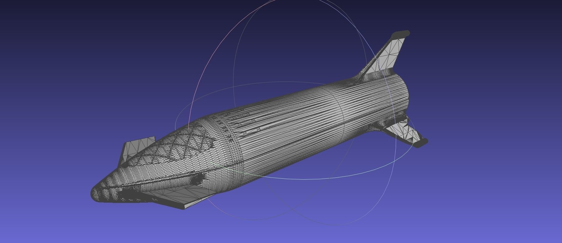 Starship BFR 2018 - Space-X Mars Rocket Latest Version Model 3D print model_110