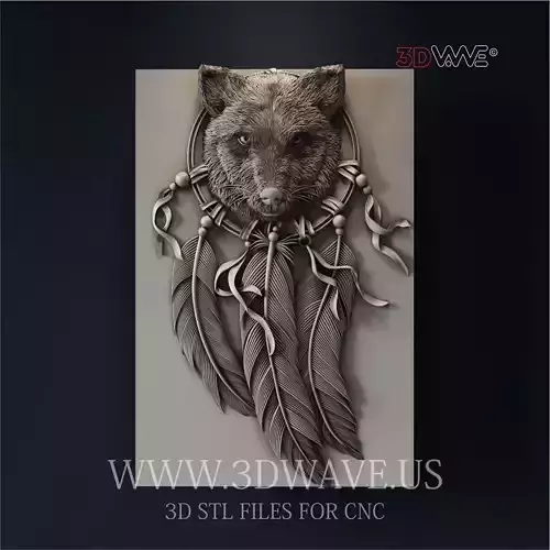 FOX WIND CATCHER 3d stl files for CNC