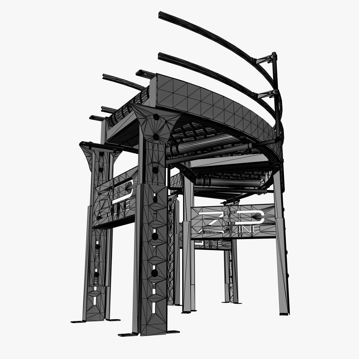Conveyor - Zipline RLCDC 3D model_14