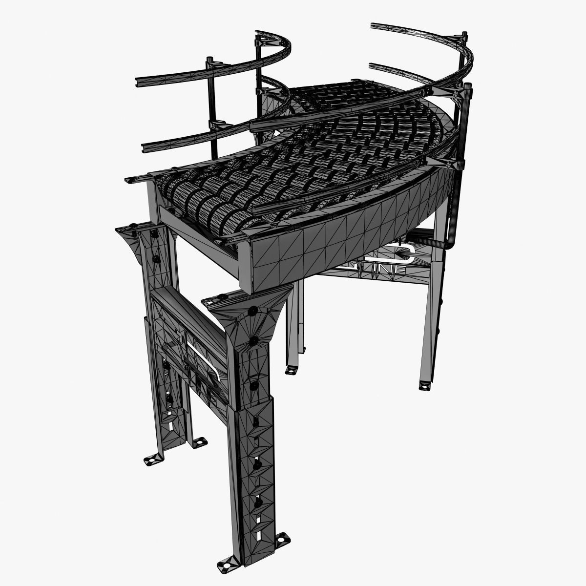 Conveyor - Zipline RLCDC 3D model_2