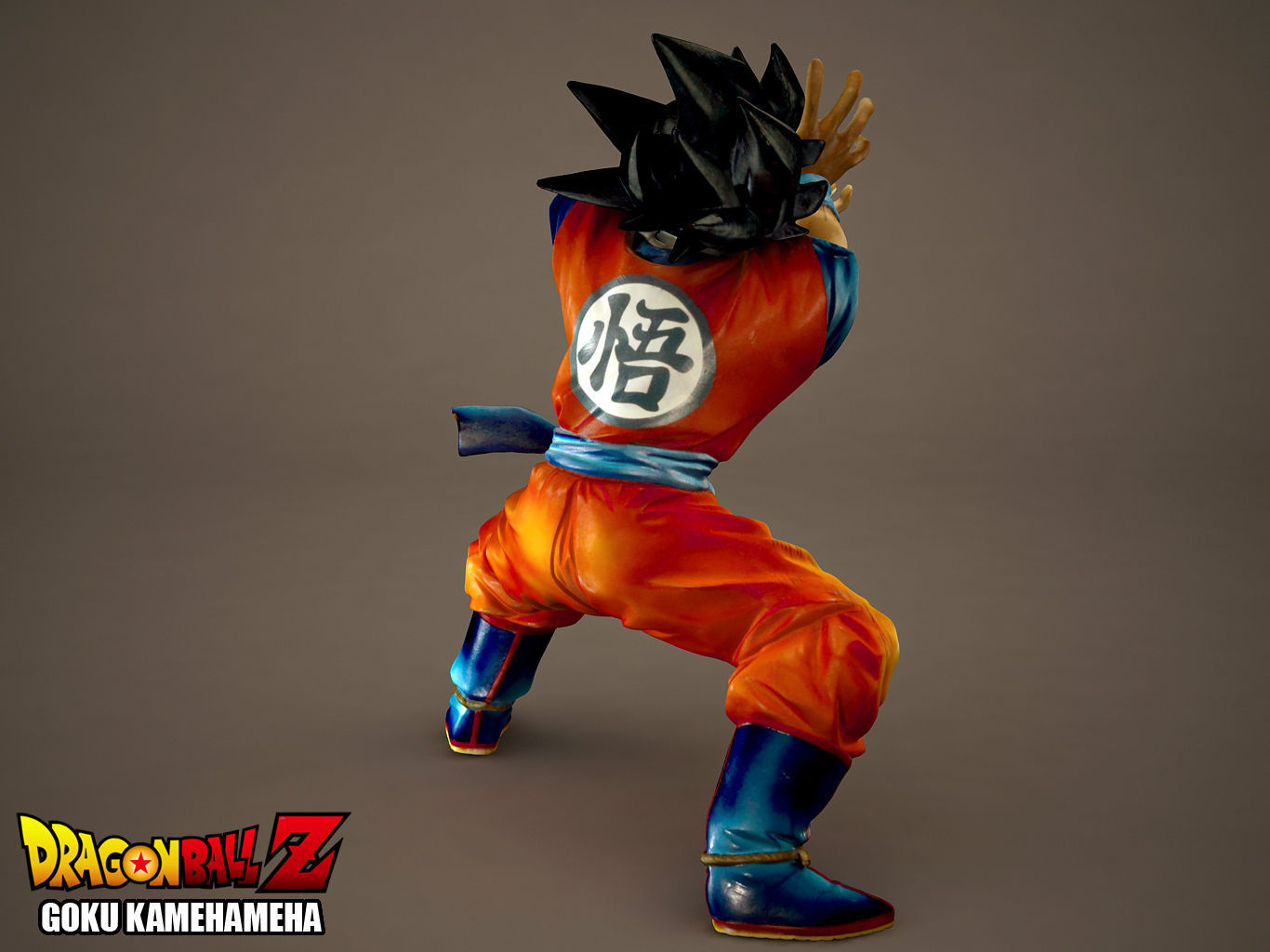 Goku Kamehameha 3D model_6
