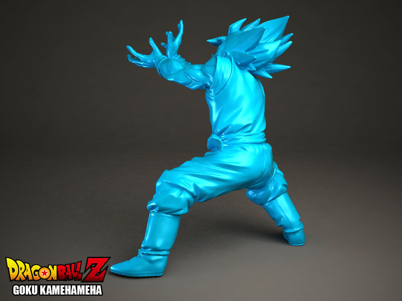 Goku Kamehameha 3D model_13