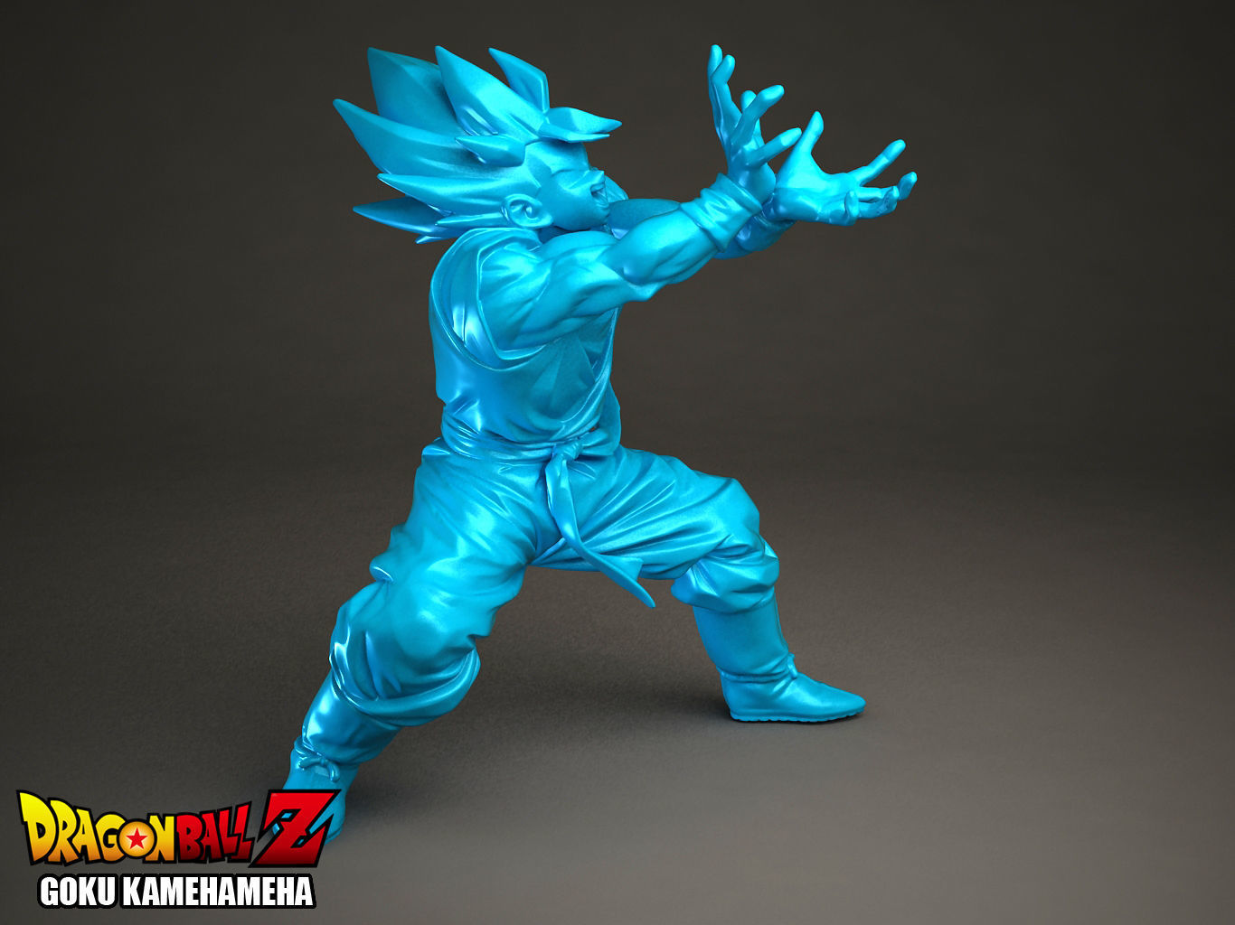 Goku Kamehameha 3D model_17