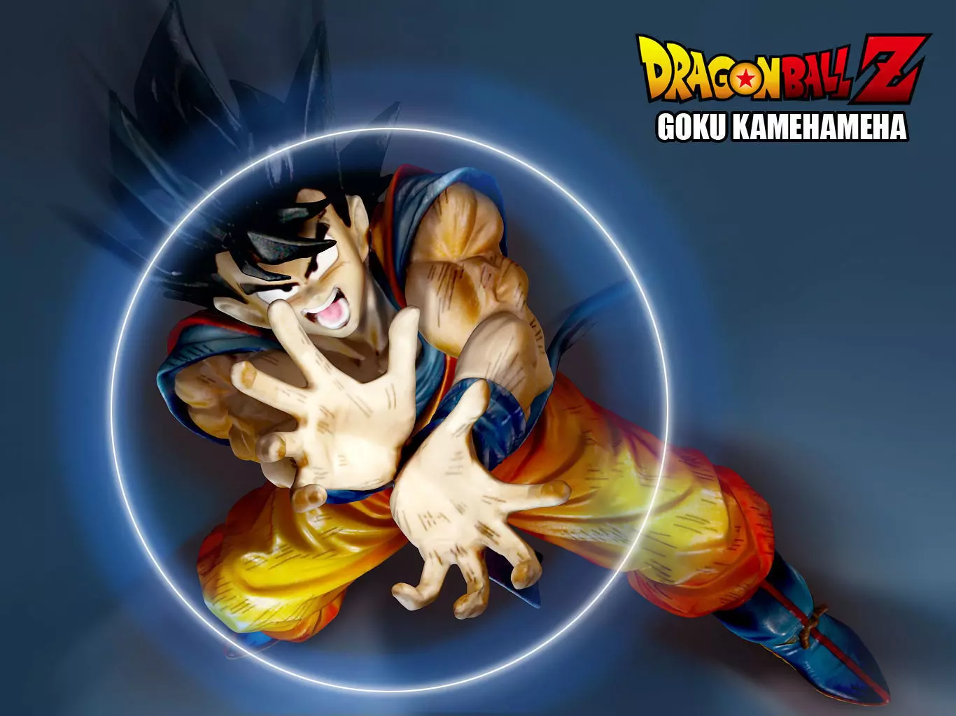Goku Kamehameha 3D model_0