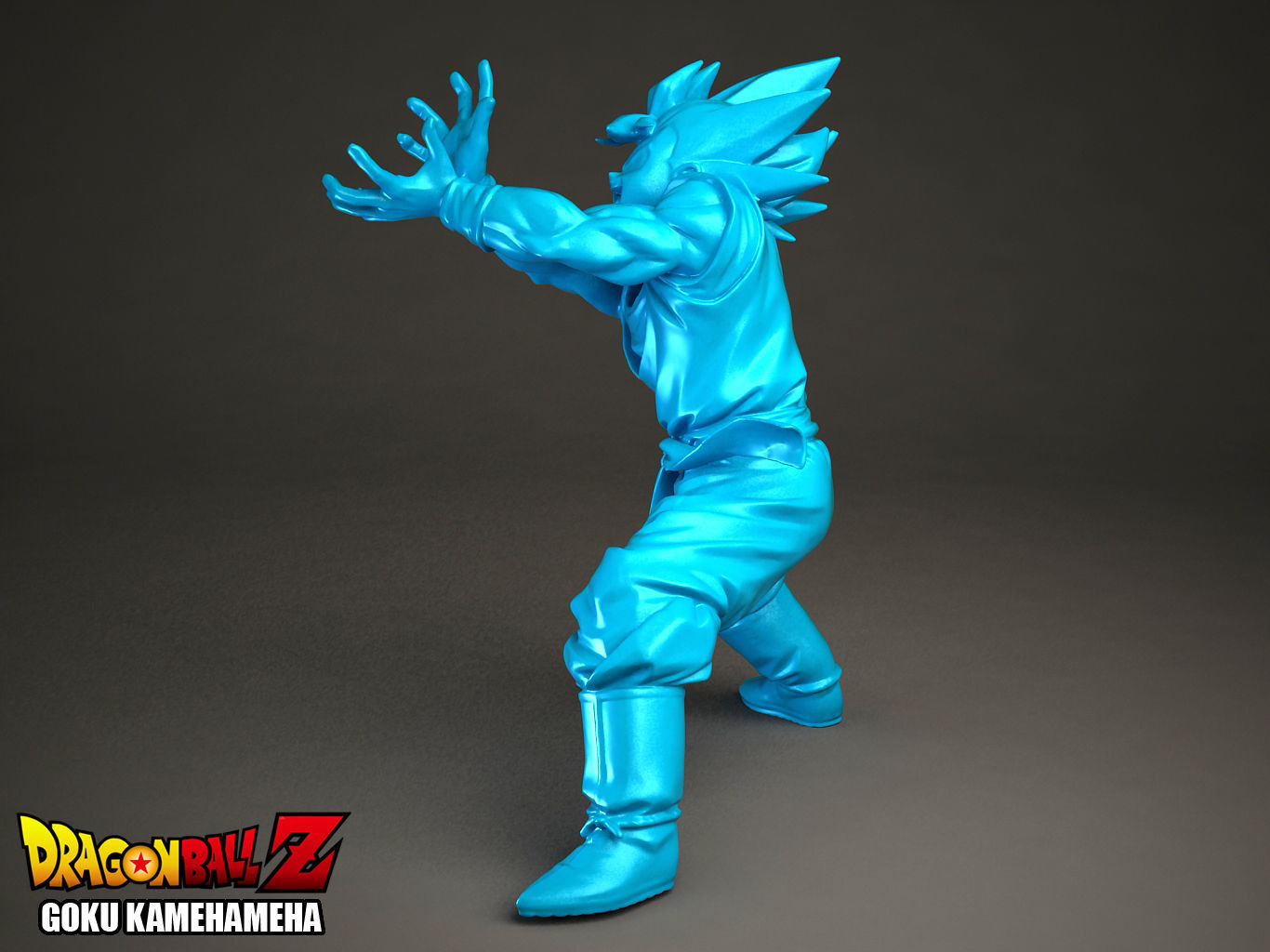 Goku Kamehameha 3D model_12
