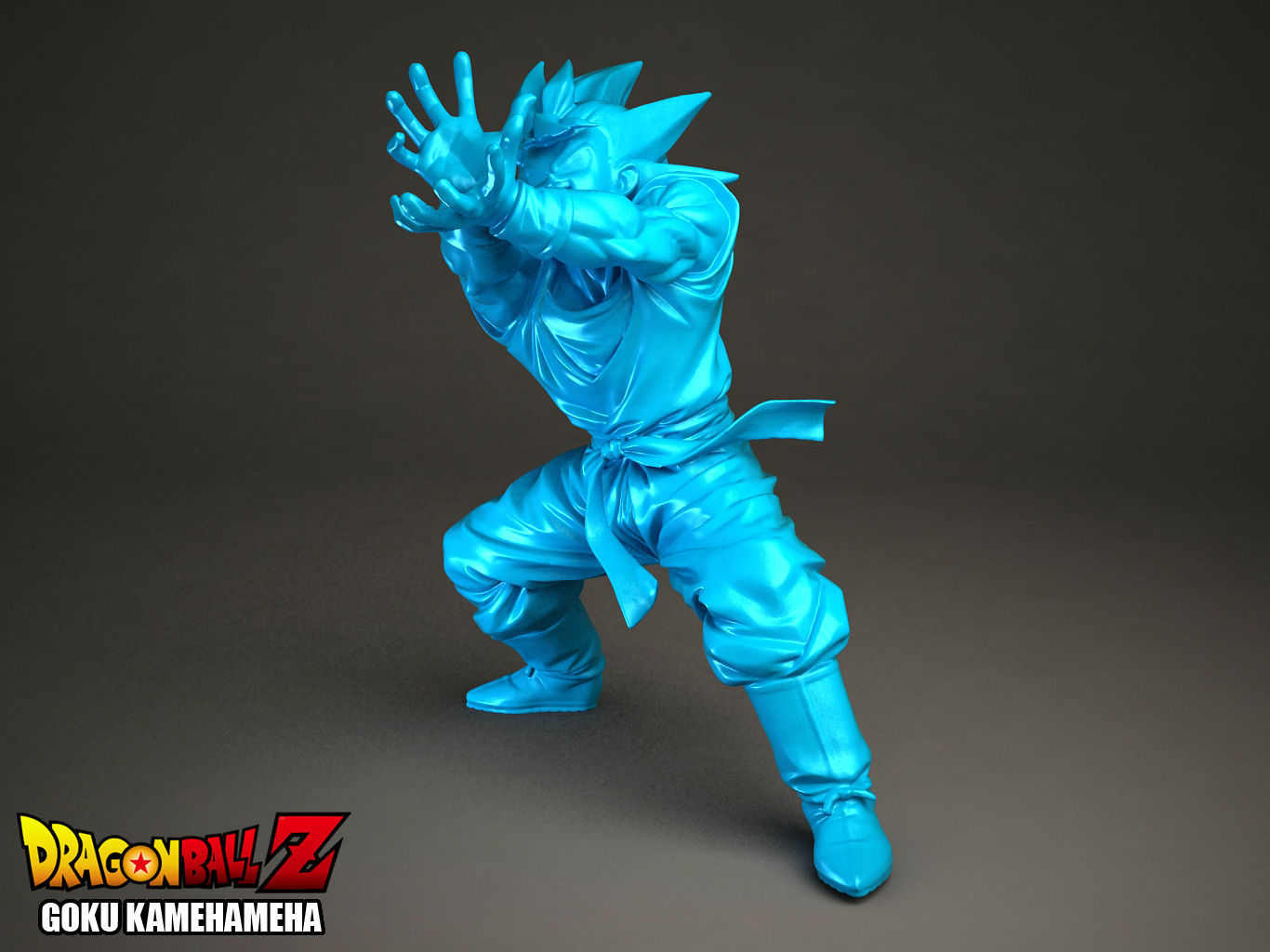 Goku Kamehameha 3D model_11