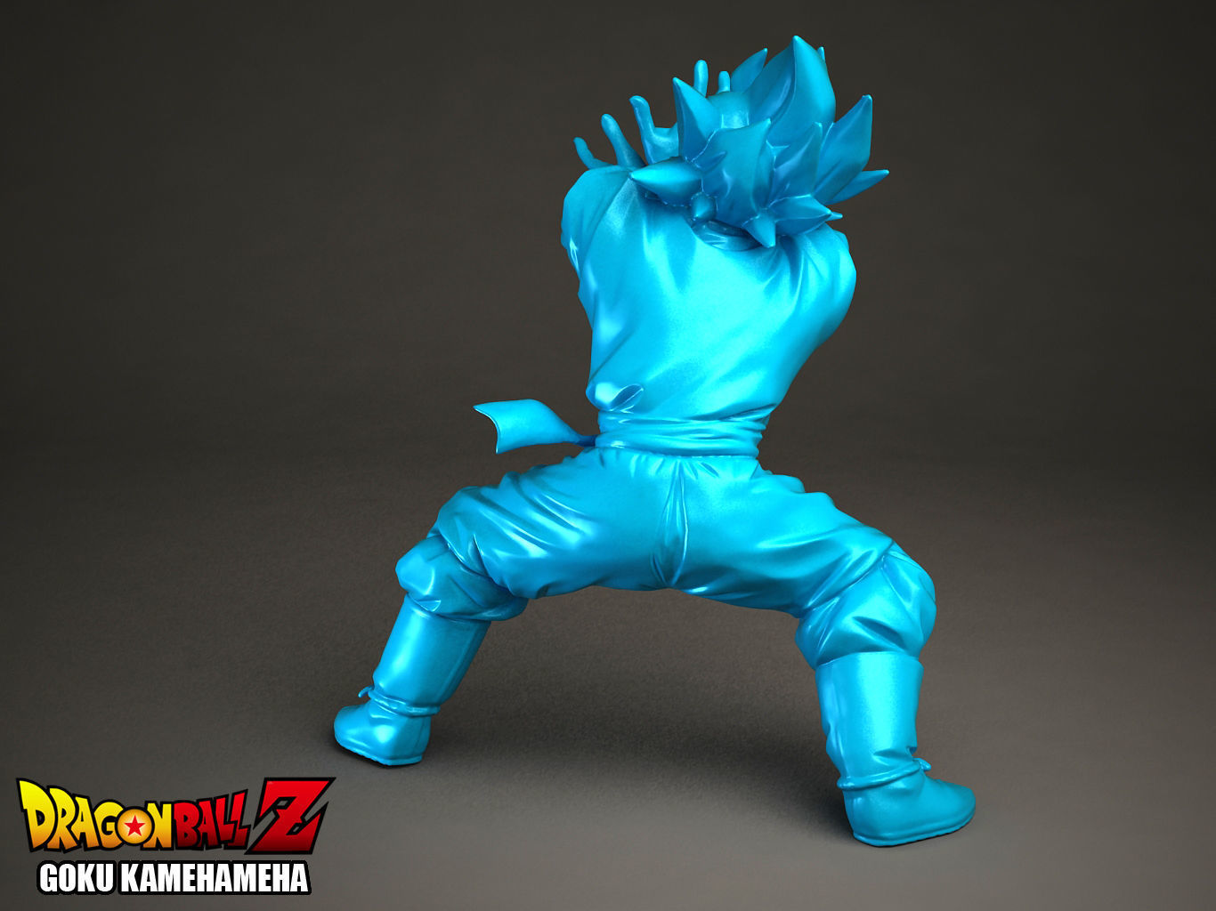 Goku Kamehameha 3D model_14