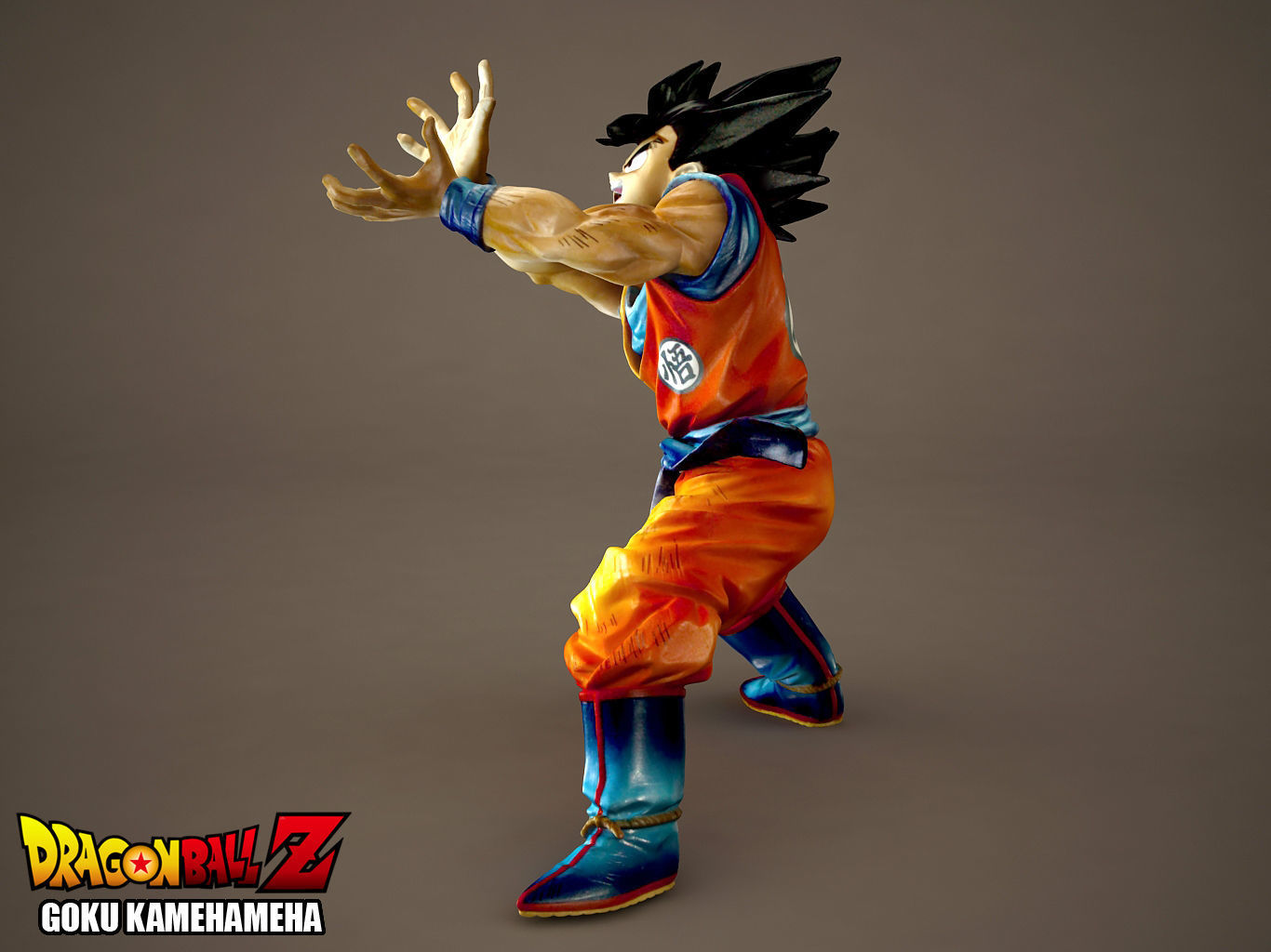 Goku Kamehameha 3D model_3