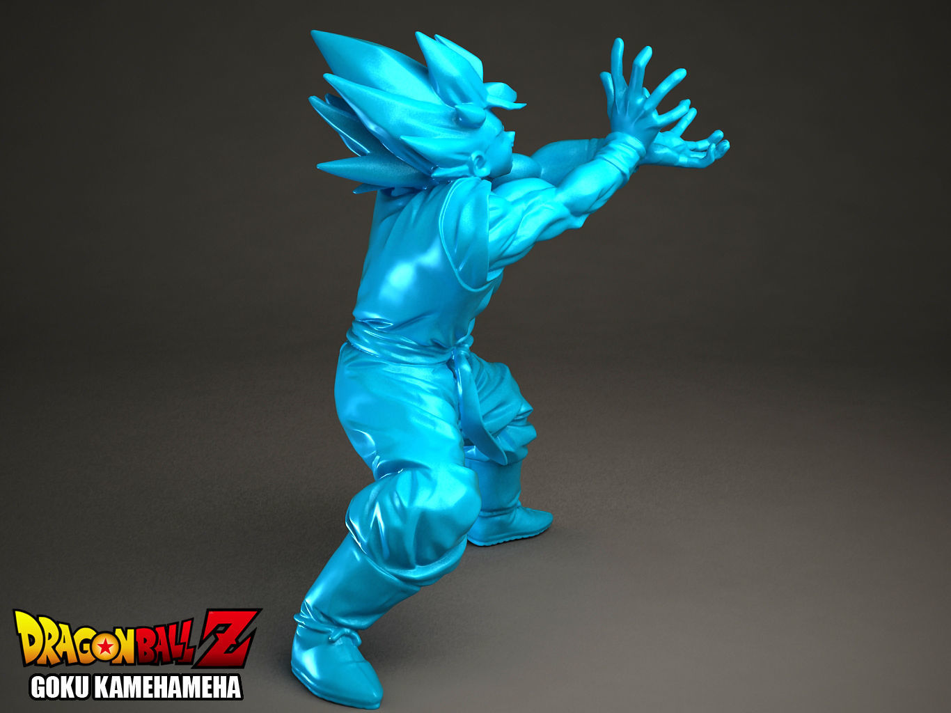 Goku Kamehameha 3D model_16