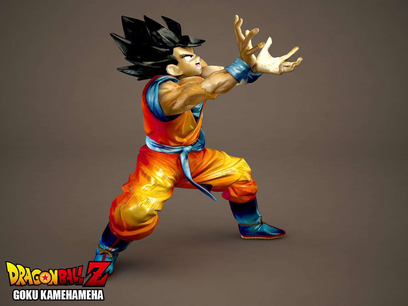 Goku Kamehameha 3D model_8