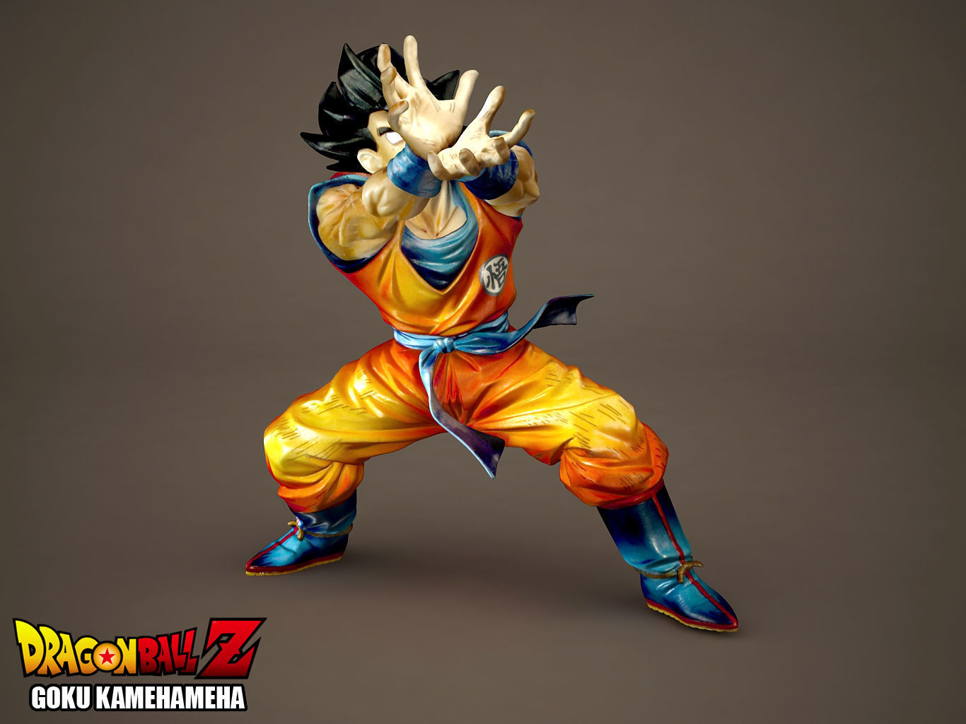 Goku Kamehameha 3D model_9