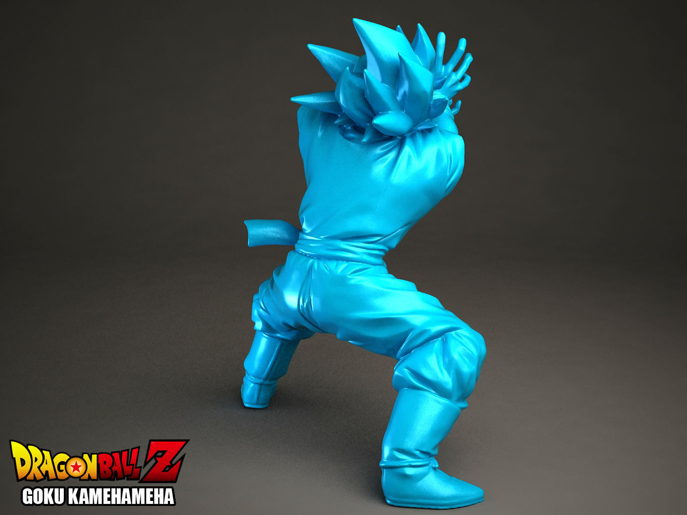Goku Kamehameha 3D model_15