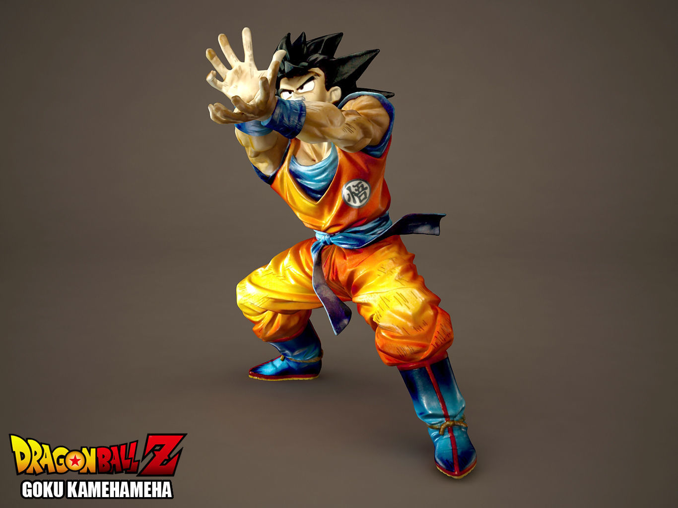 Goku Kamehameha 3D model_10