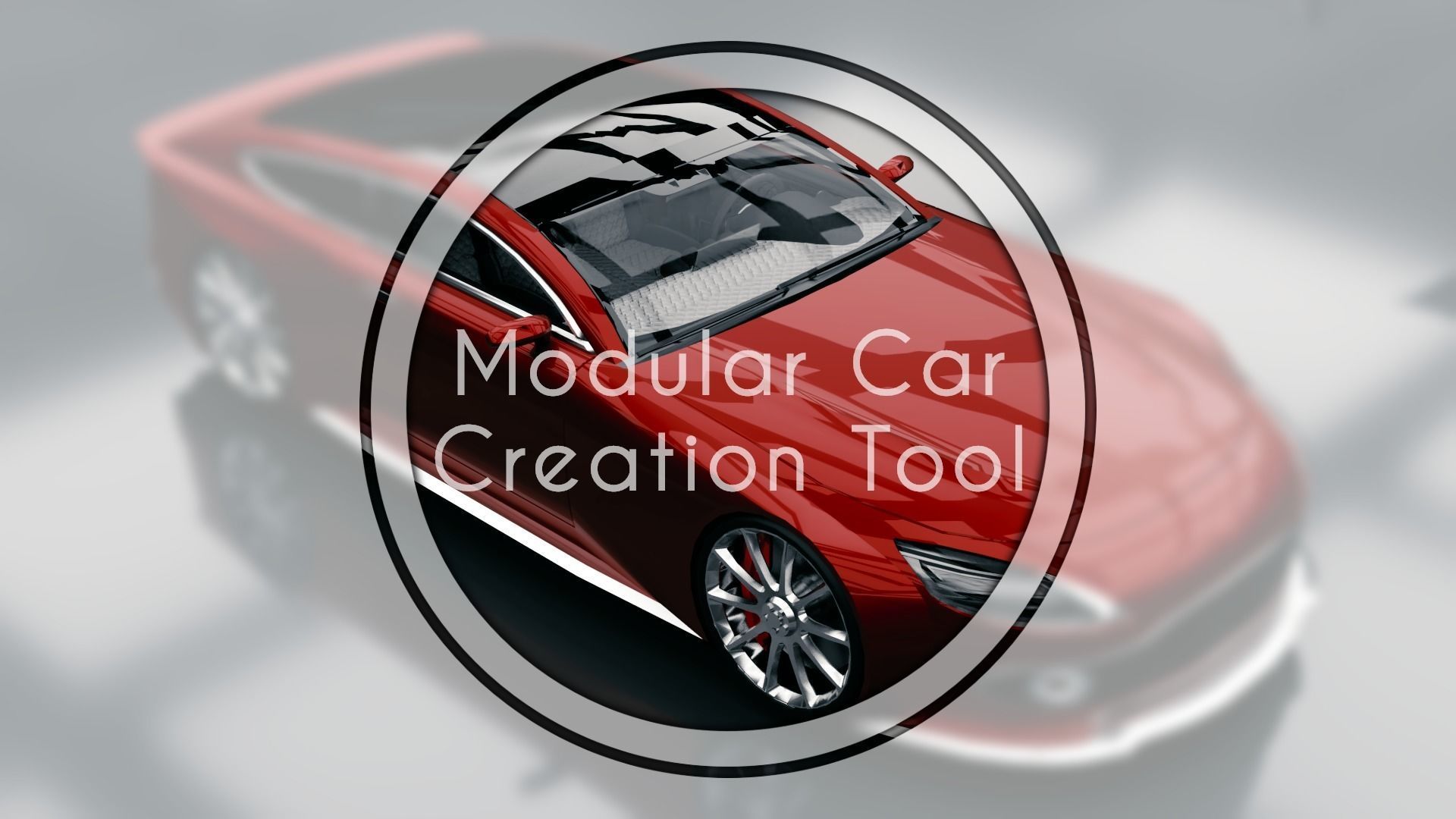 Modular Car Creation Tool Low-poly 3D model_36