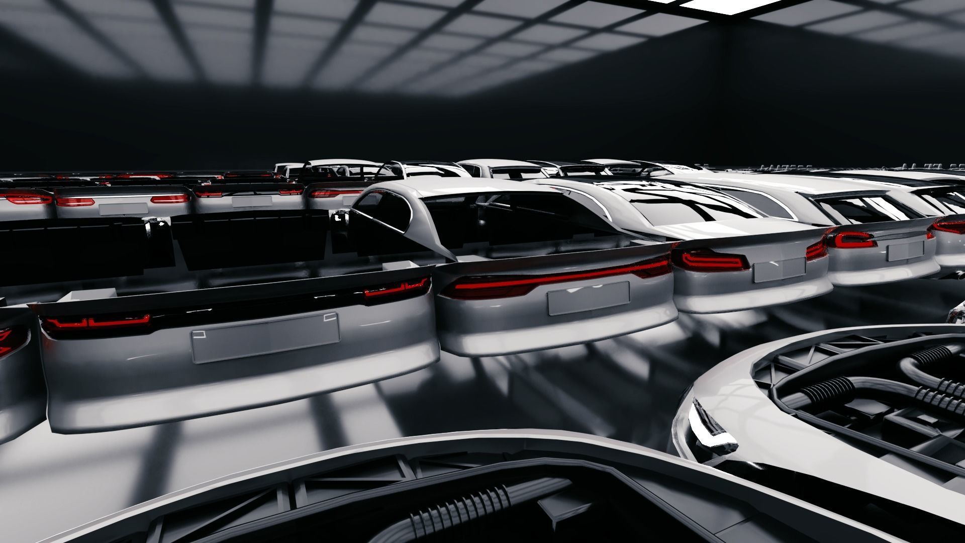 Modular Car Creation Tool Low-poly 3D model_12