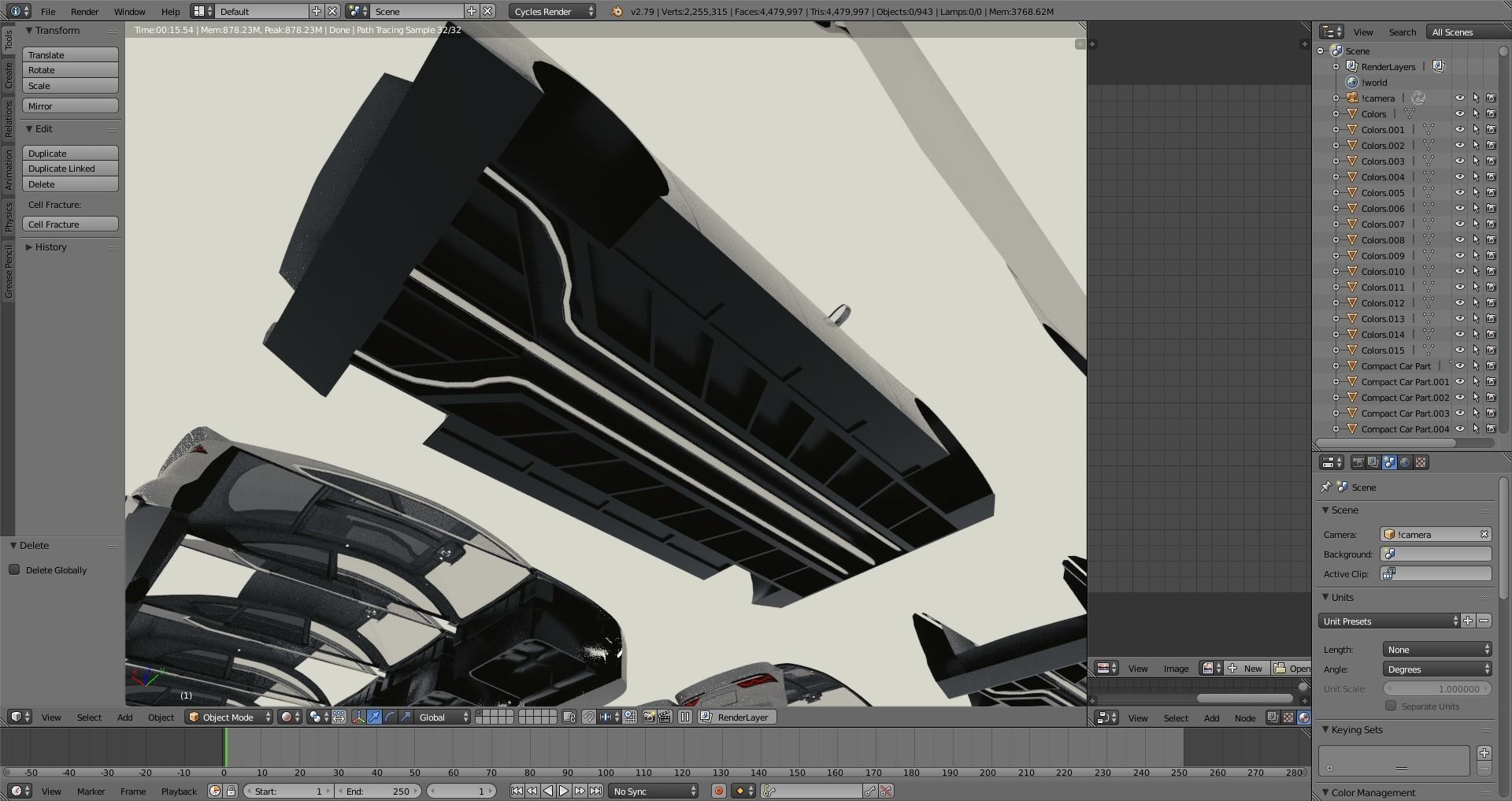 Modular Car Creation Tool Low-poly 3D model_20