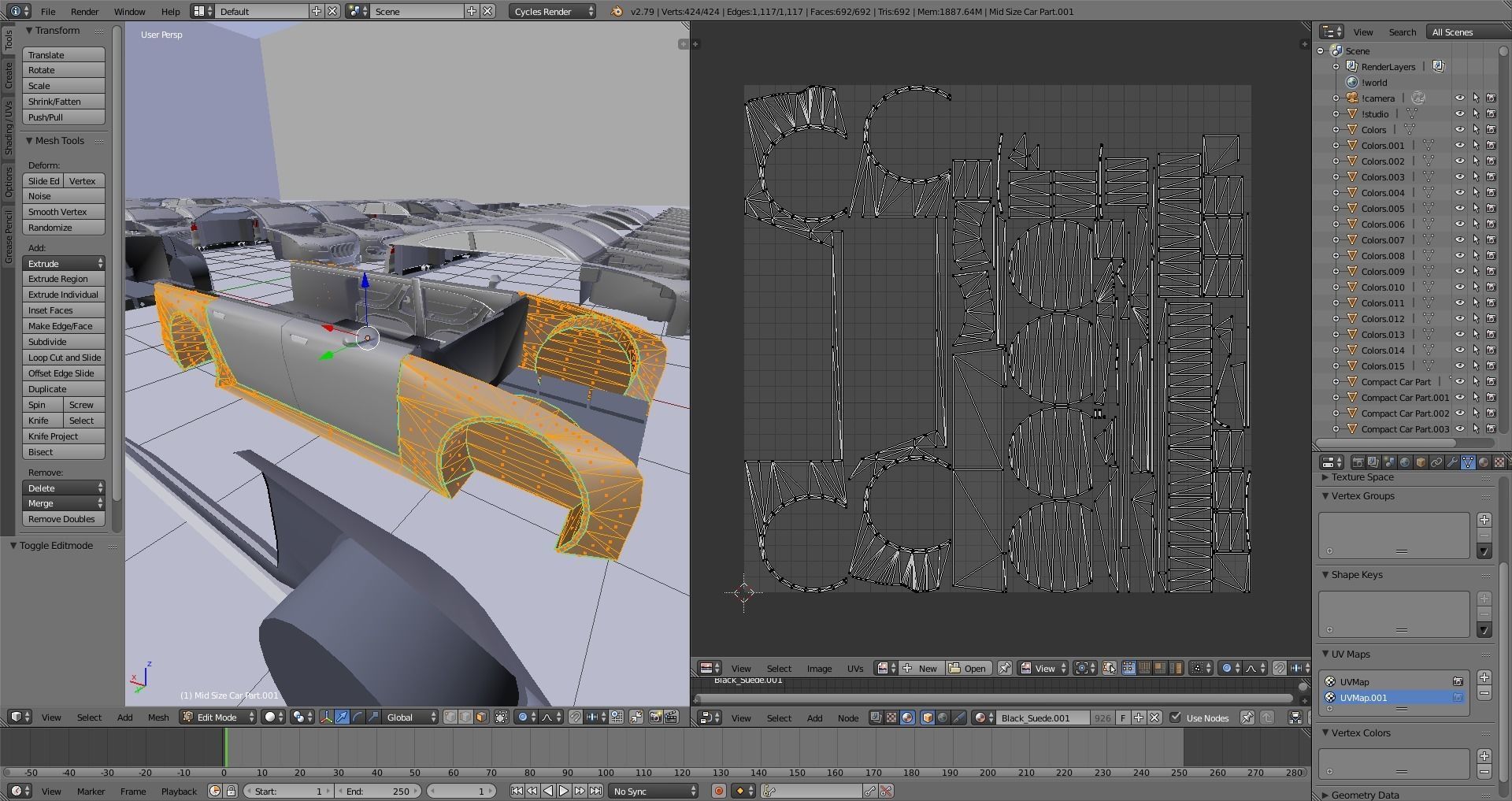 Modular Car Creation Tool Low-poly 3D model_18