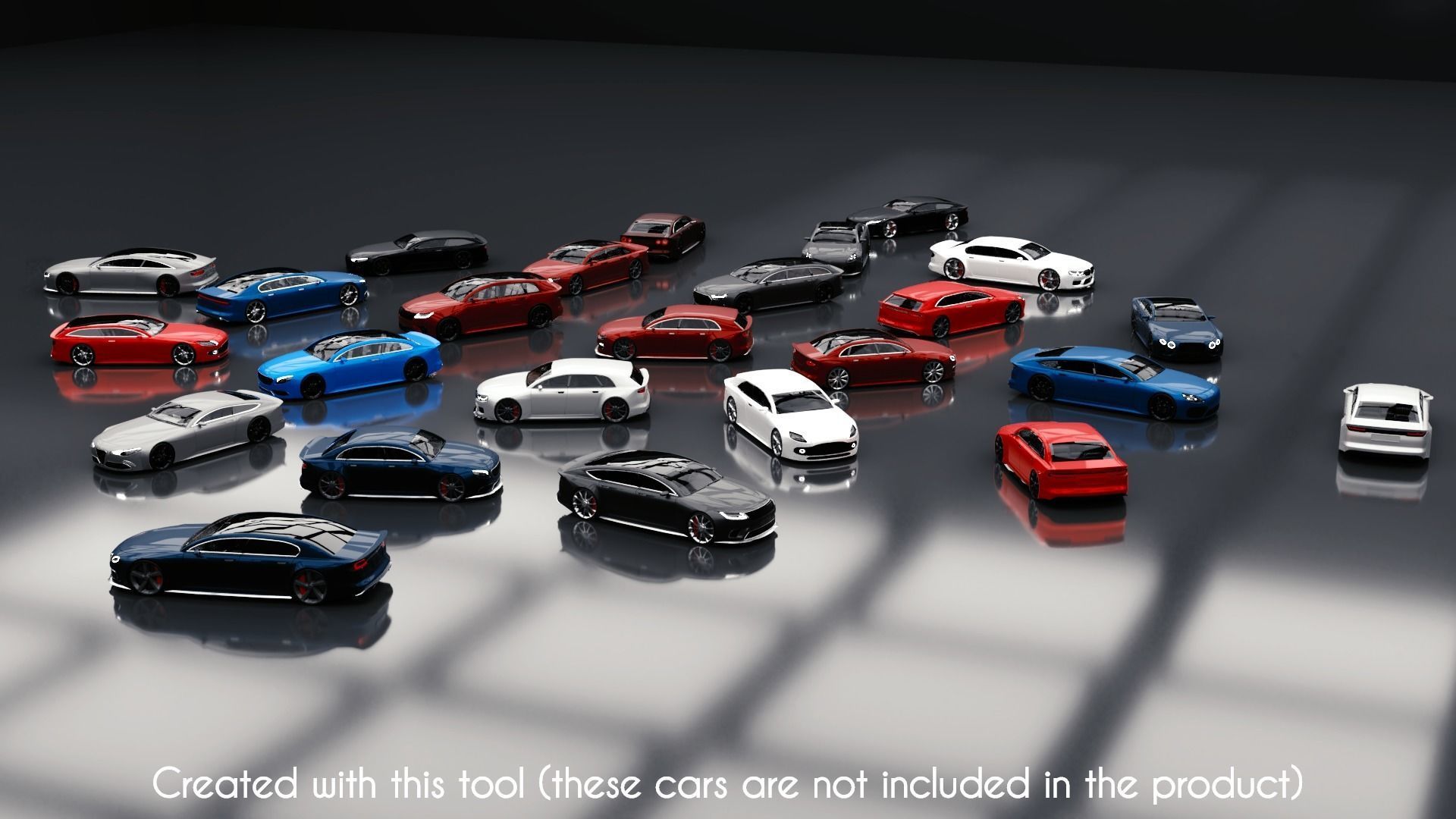 Modular Car Creation Tool Low-poly 3D model_24