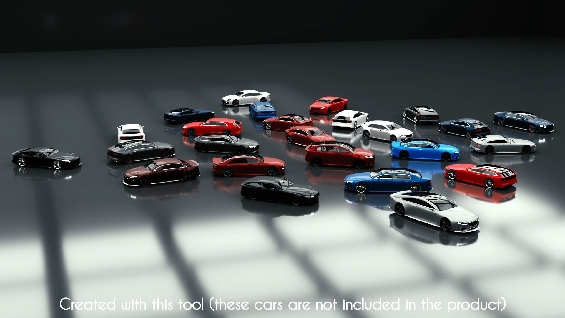 Modular Car Creation Tool Low-poly 3D model_27