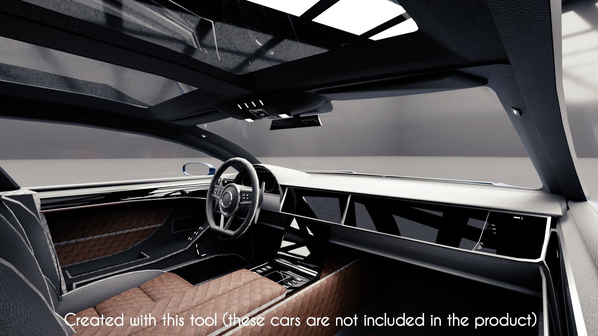 Modular Car Creation Tool Low-poly 3D model_31