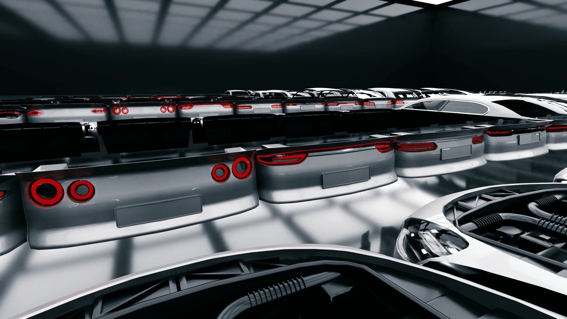 Modular Car Creation Tool Low-poly 3D model_11