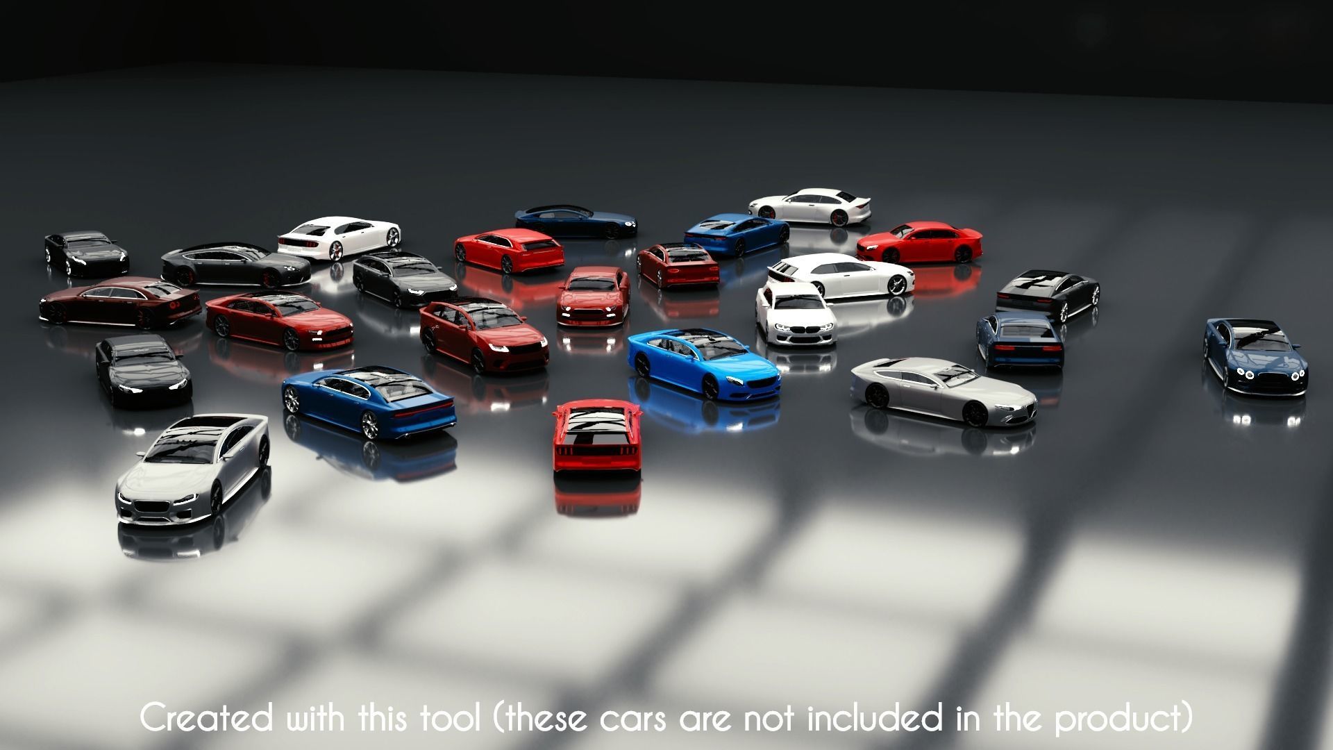 Modular Car Creation Tool Low-poly 3D model_26