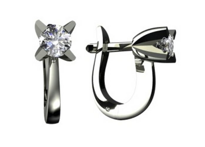 101215 Pack of 13 classic earrings 3D print model_6