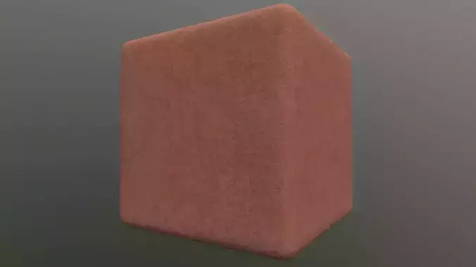 PBR Scanned Red Stucco Texture