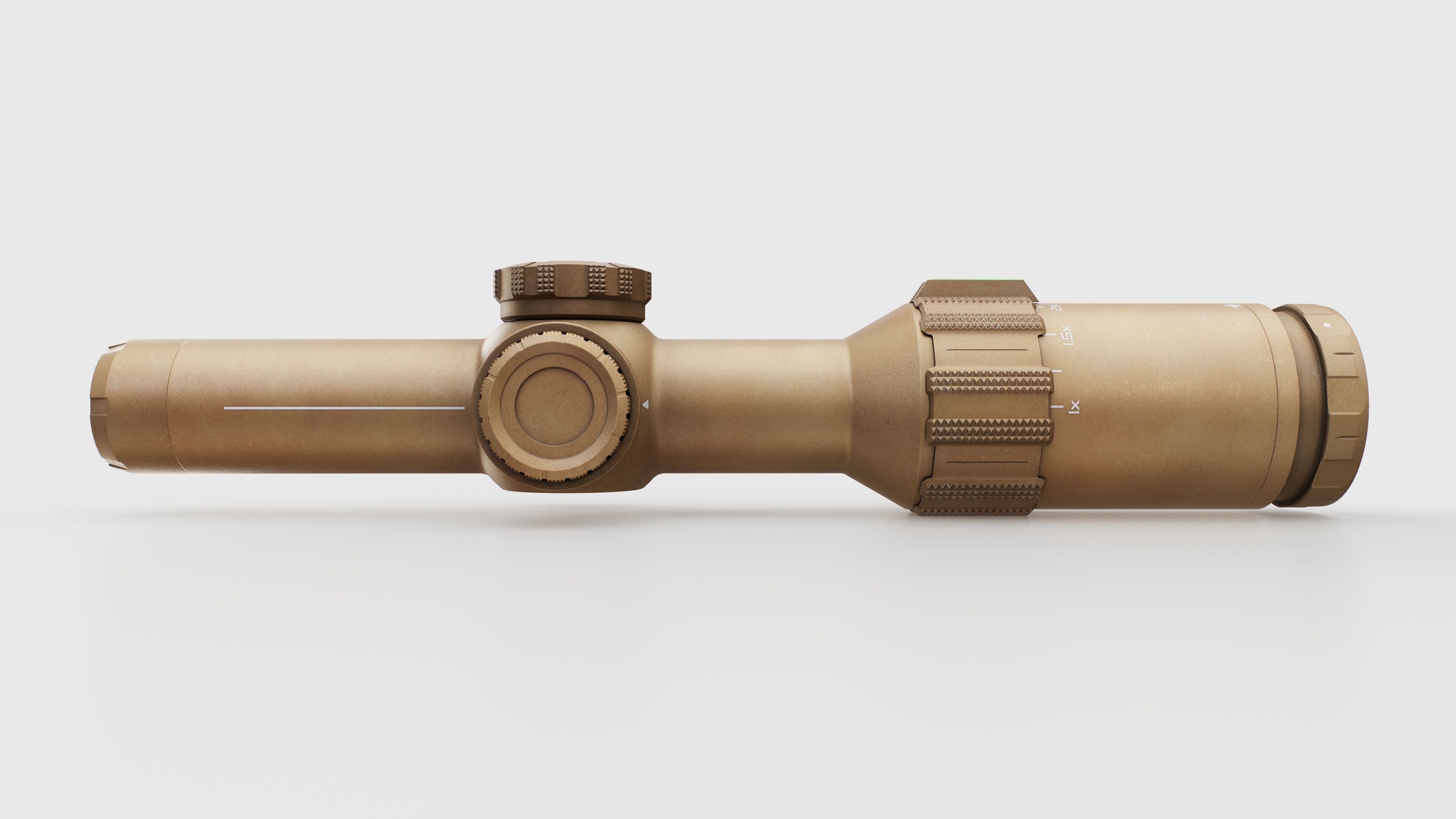 Sig Sauer Tango6T 1-6x24mm Low Power Variable Optic Low-poly 3D model_5