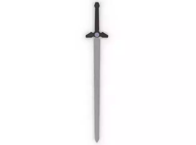 Long Sword Free low-poly 3D model