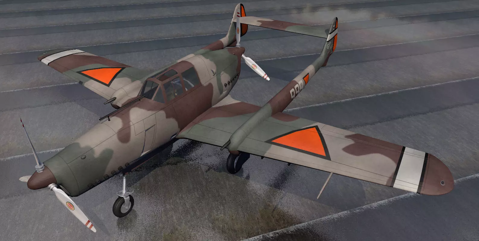 Fokker D-23 - D-XXIII 3D model