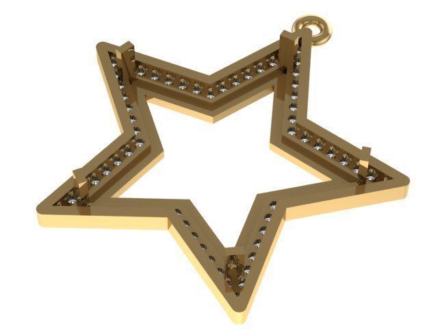 name to be written frame necklace 3D print model_1