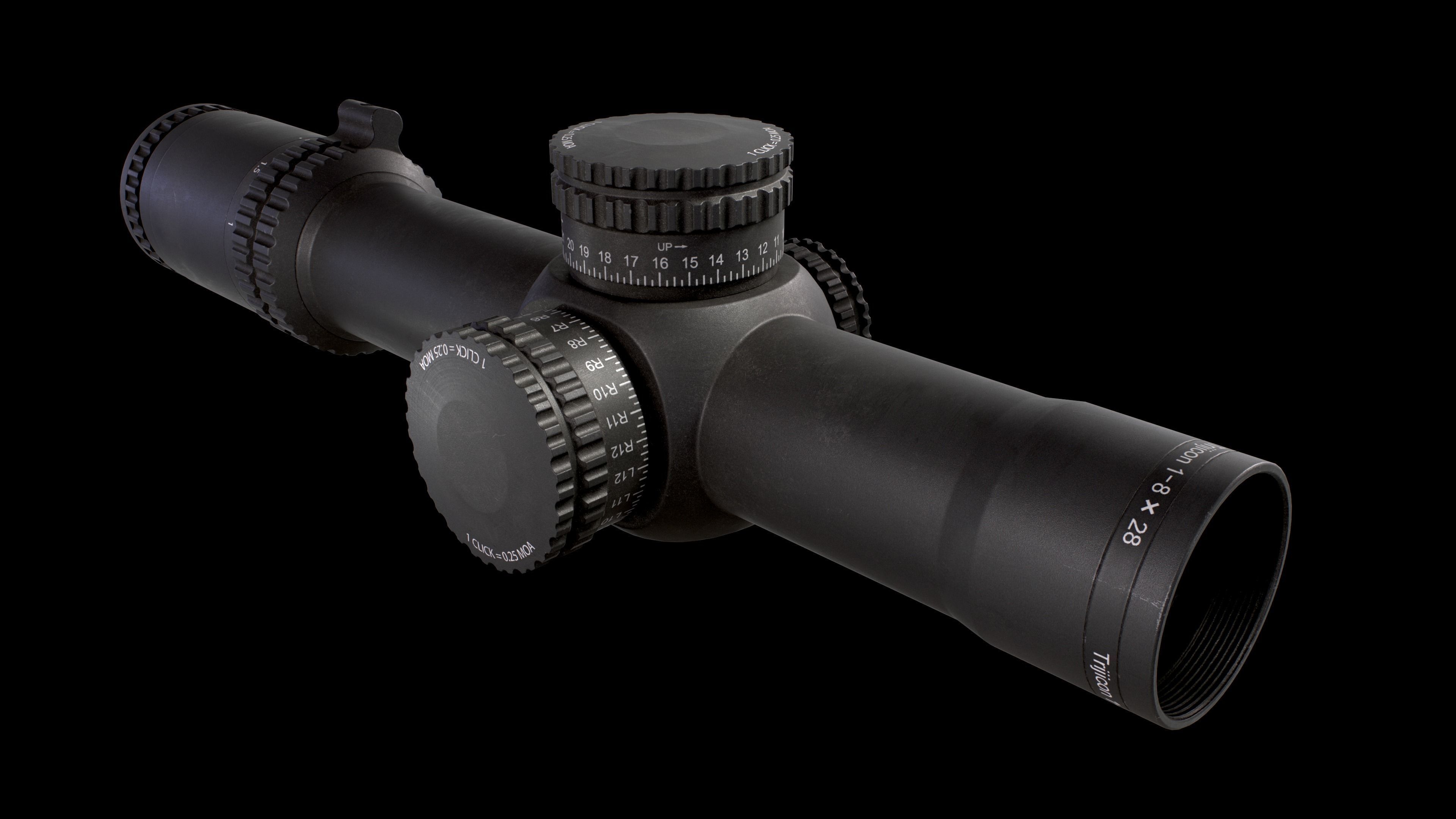 Trijicon AccuPower 1-8x28mm Low Power Variable Optic Low-poly 3D model_7