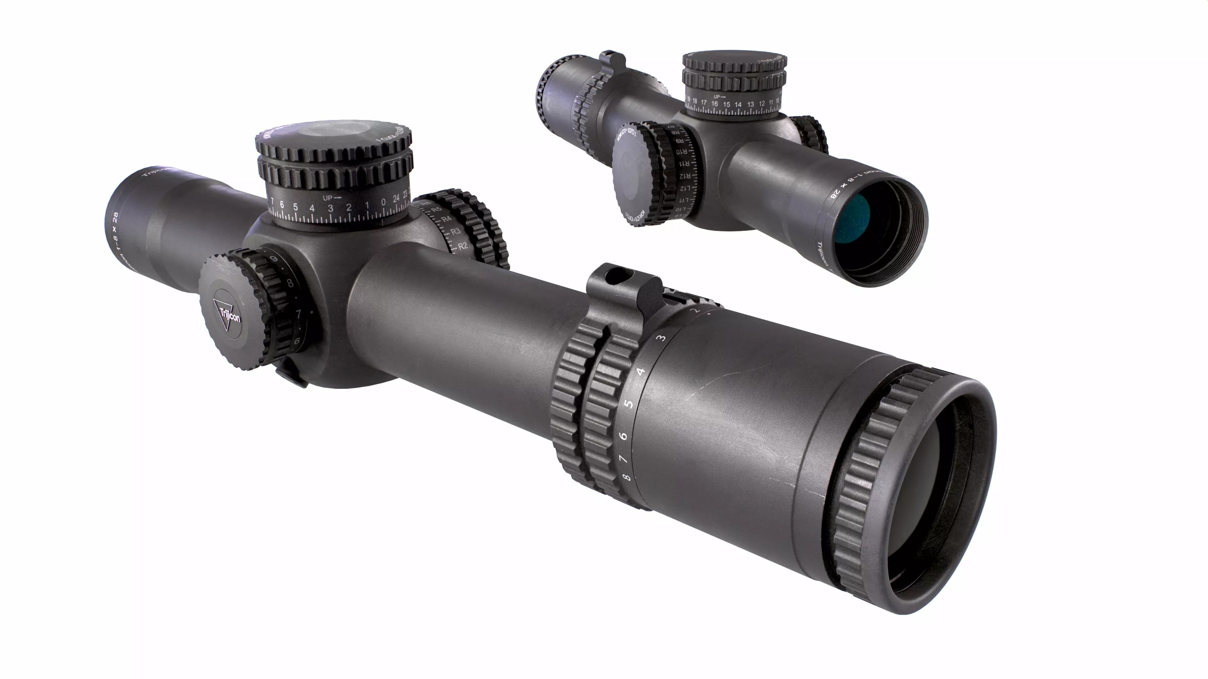 Trijicon AccuPower 1-8x28mm Low Power Variable Optic Low-poly 3D model_0