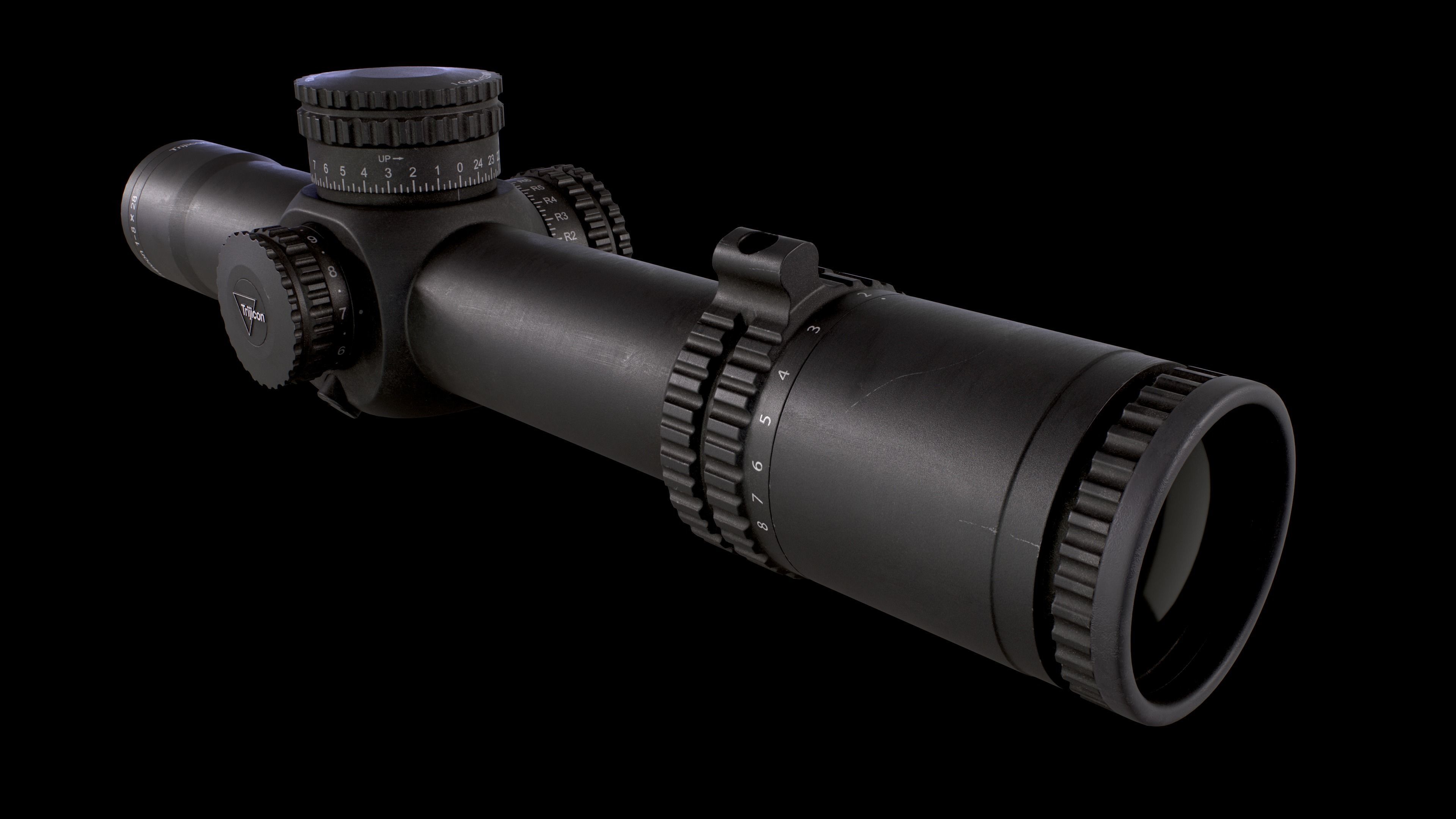 Trijicon AccuPower 1-8x28mm Low Power Variable Optic Low-poly 3D model_5