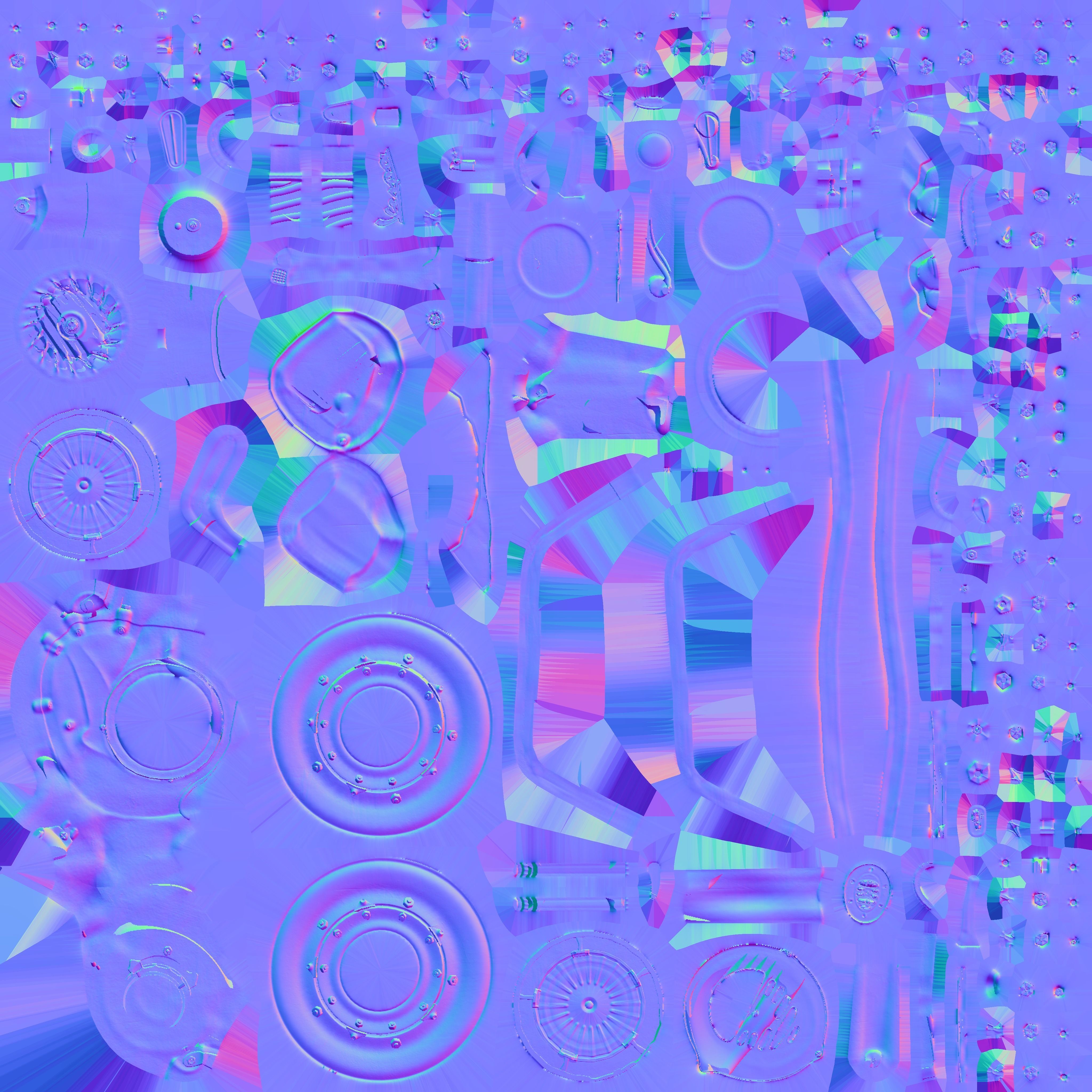 Low Poly Vespa 50s Piaggio Scooter green Low-poly 3D model_41