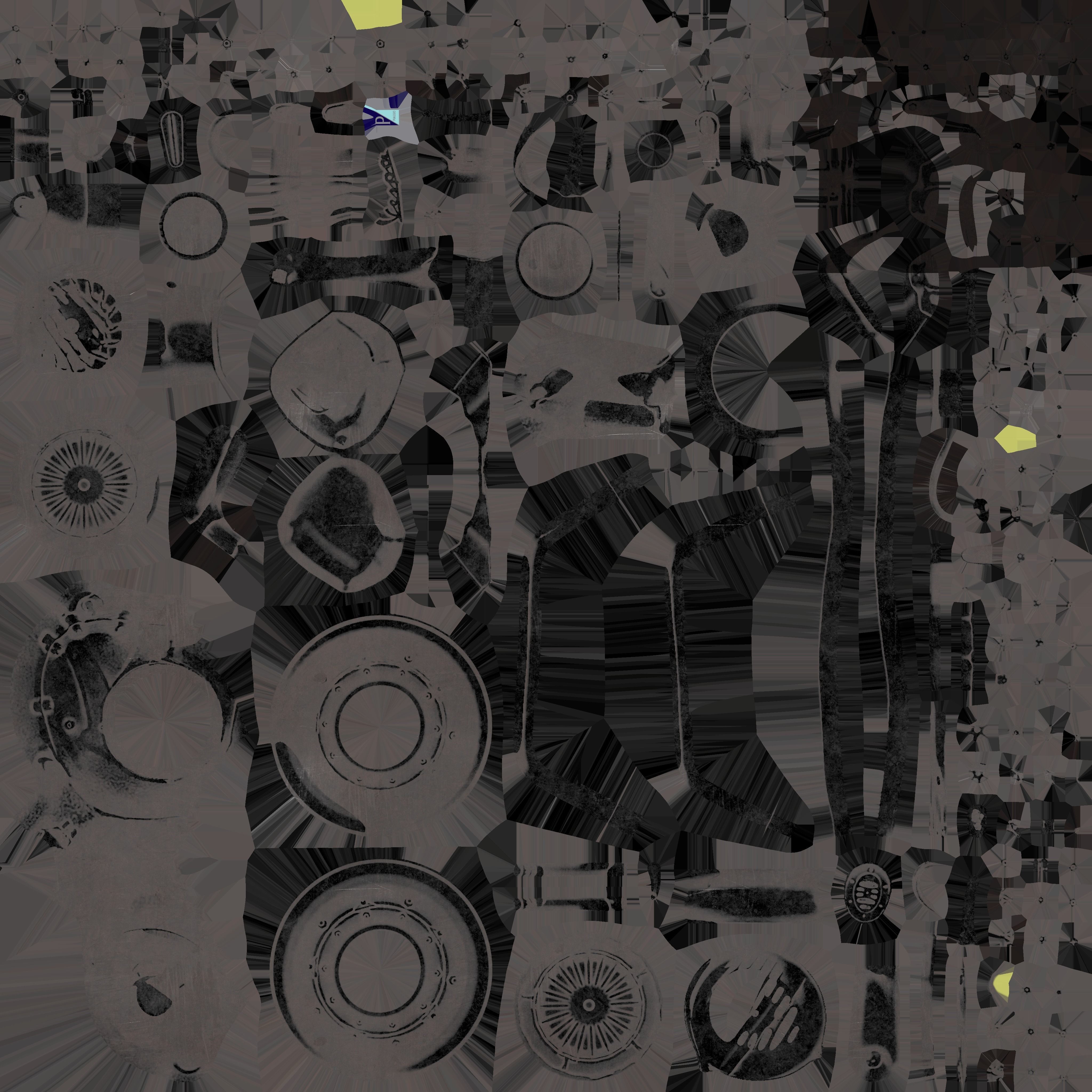 Low Poly Vespa 50s Piaggio Scooter green Low-poly 3D model_44