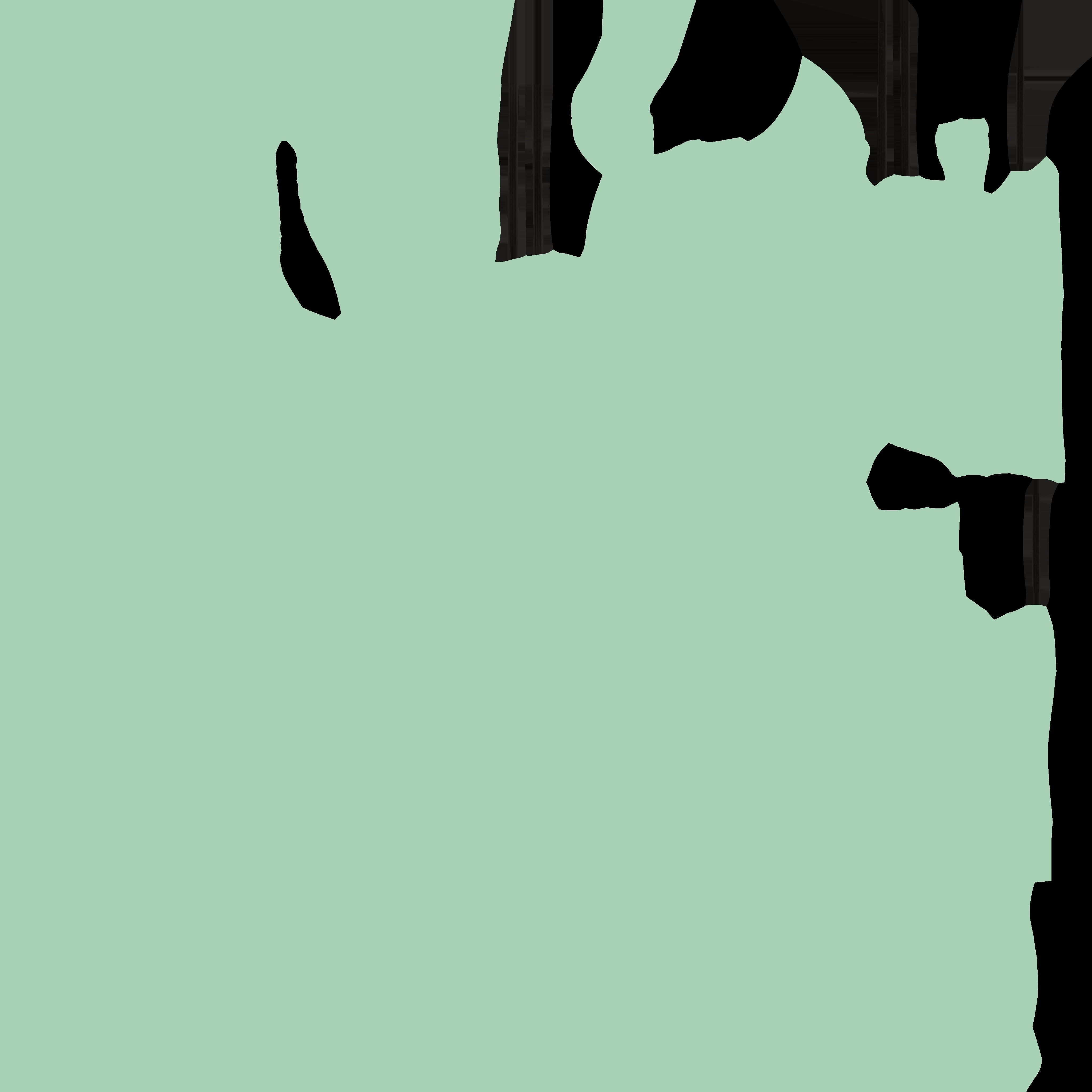 Low Poly Vespa 50s Piaggio Scooter green Low-poly 3D model_11