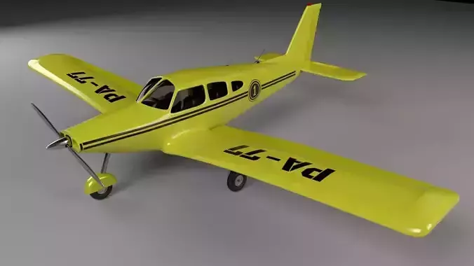 Airplane Piper 3D model