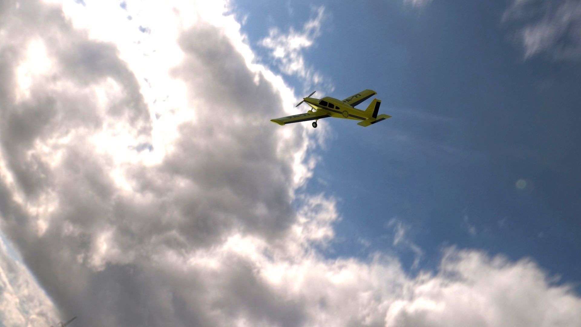 Airplane Piper 3D model_11