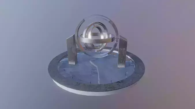 Water Sculpture 3D model