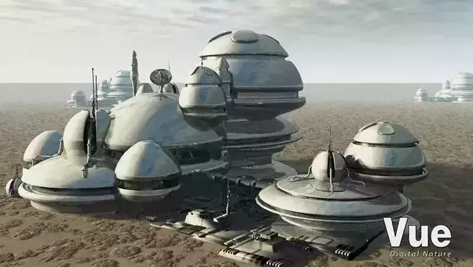 Alpha Station 3D model