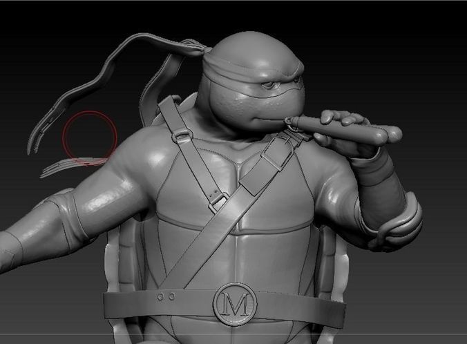 Michealangelo from TMNT 3D print model