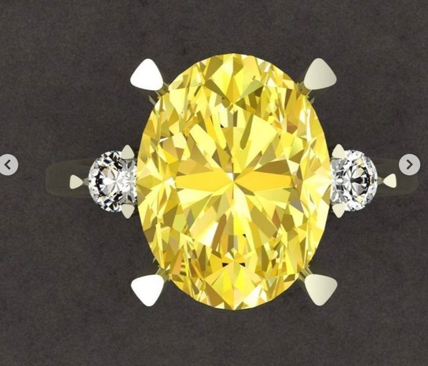 oval tria ring 3D print model_2