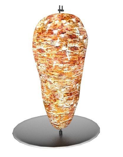 shawarma grill 3D model_4