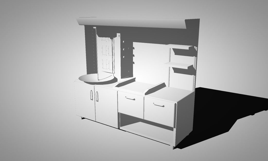 shawarma grill 3D model_5