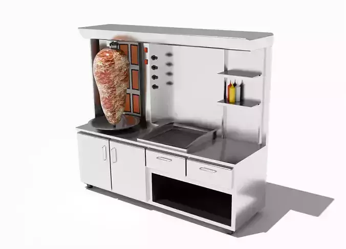 shawarma grill 3D model