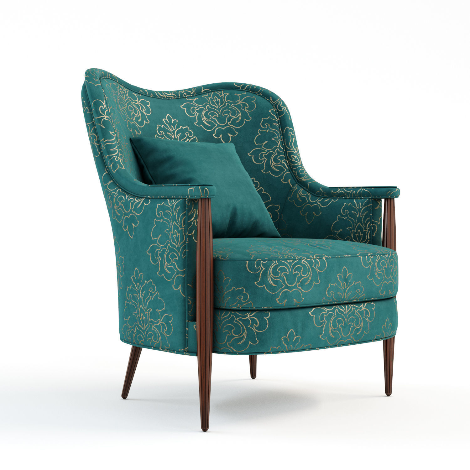Classic Armchair 3D model CGTrader