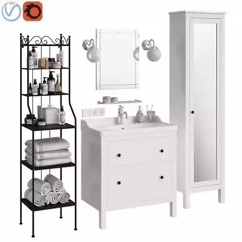 Hemnes bathroom